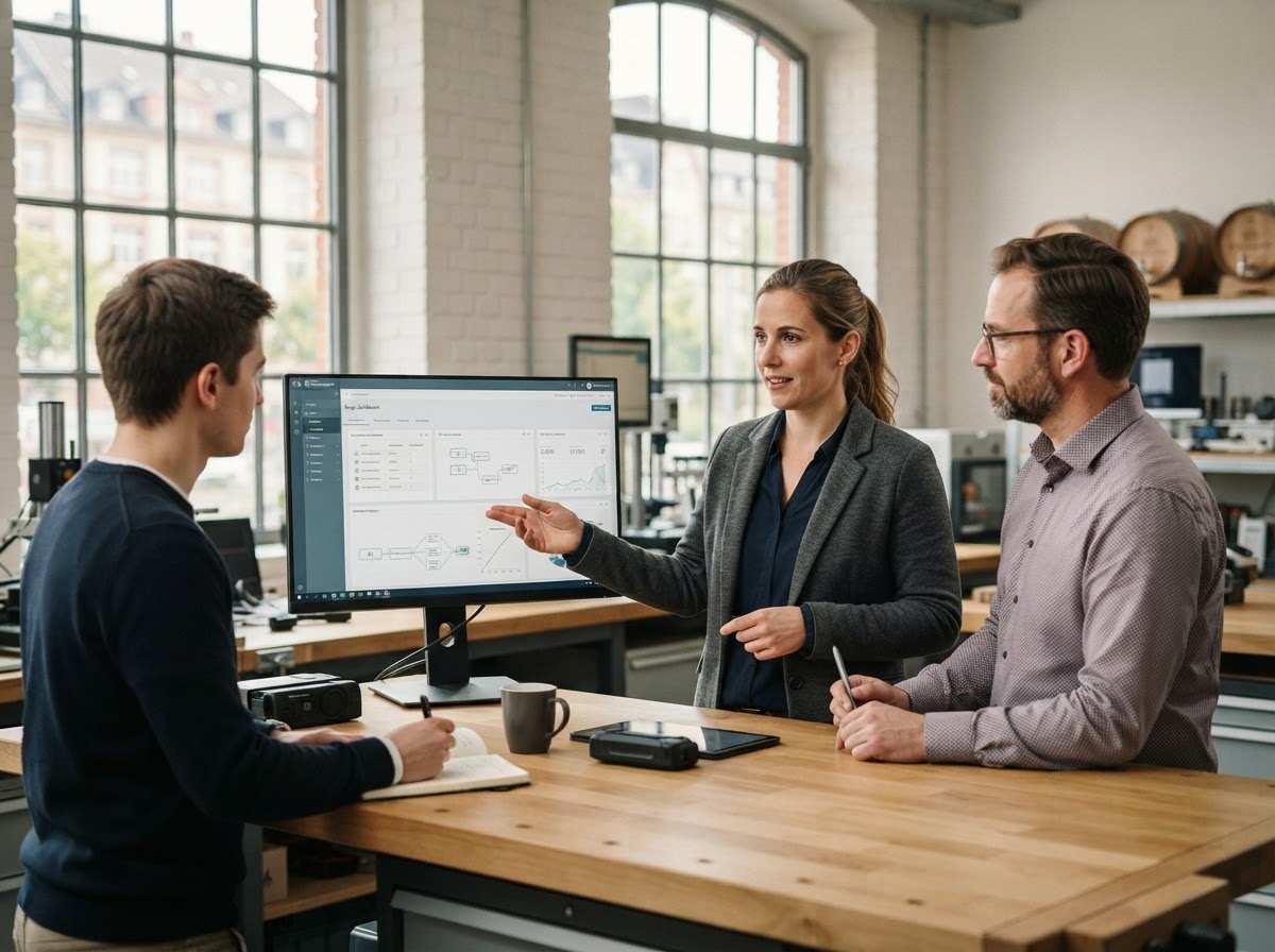 Rege Reifungswerk Team bei der Entwicklung von Analysemodellen